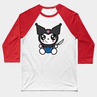 Halloween Kitty Baseball T-Shirt